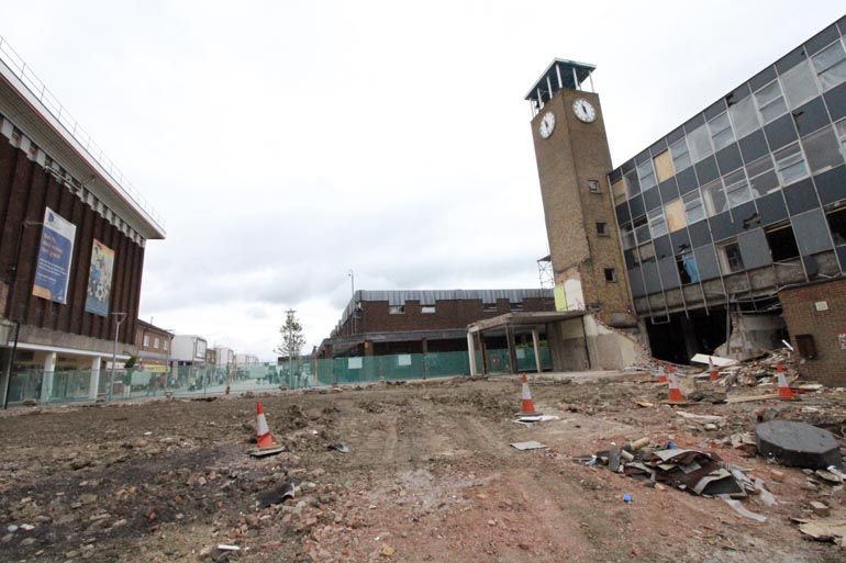 Newton Aycliffe Clock Tower, Newton Aycliffe May 2016 Oblivion